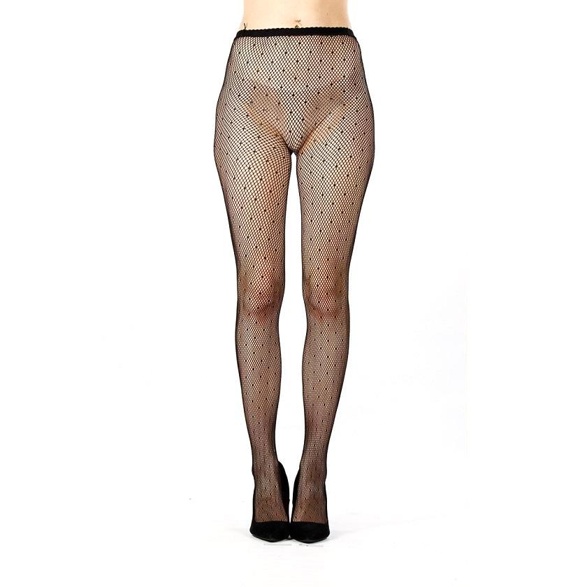 Mini Daisy Pattern Fishnet Tights - Leggsbeautiful