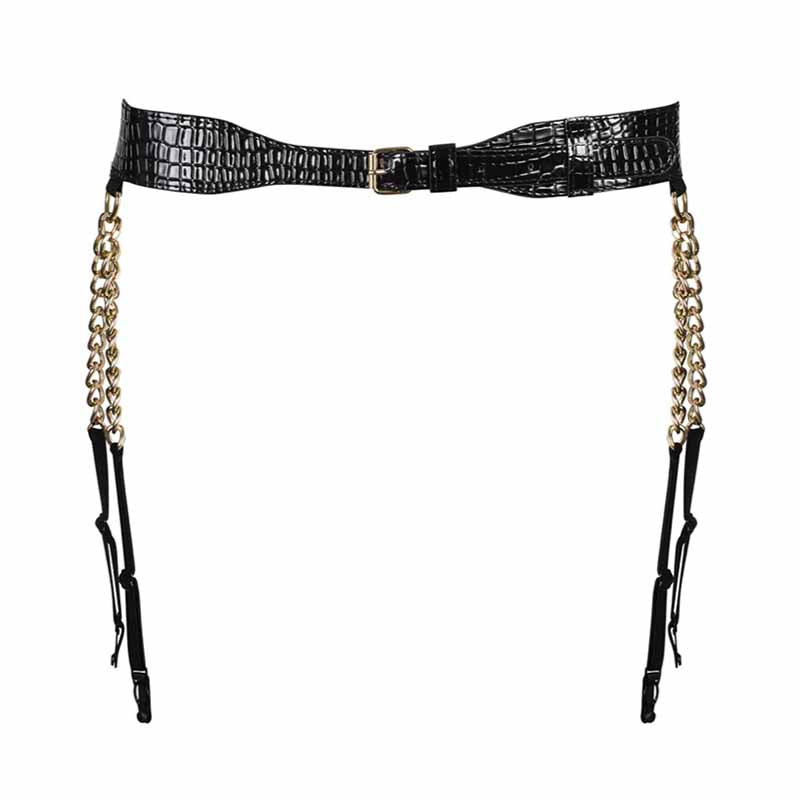 
                      
                        Obsessive Plus Size PU Chain Suspender Belt
                      
                    