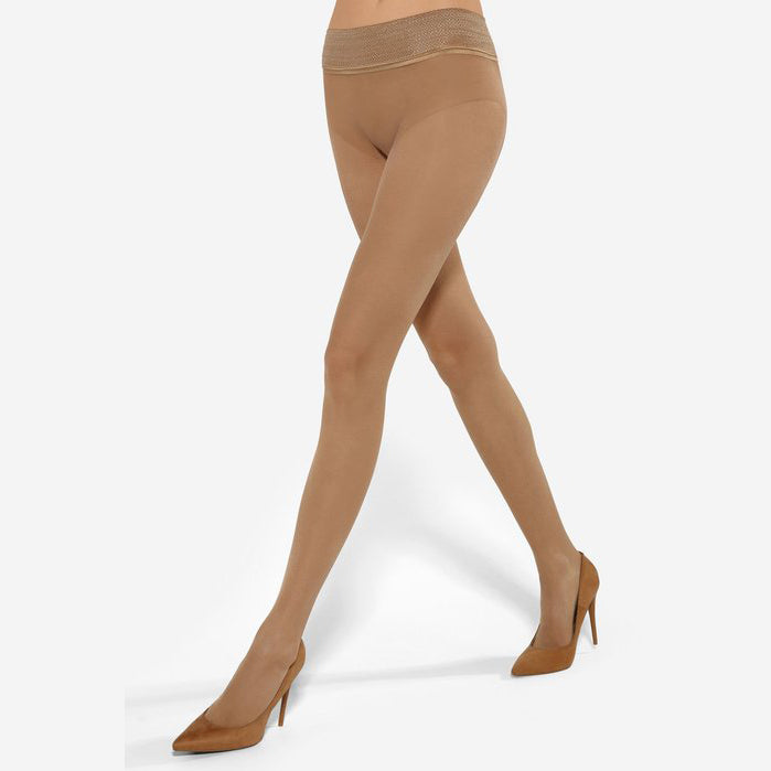 Sheer Tights with Seamless Comfort Top - 30 den - TALIA COMFORT - Gatta Wear