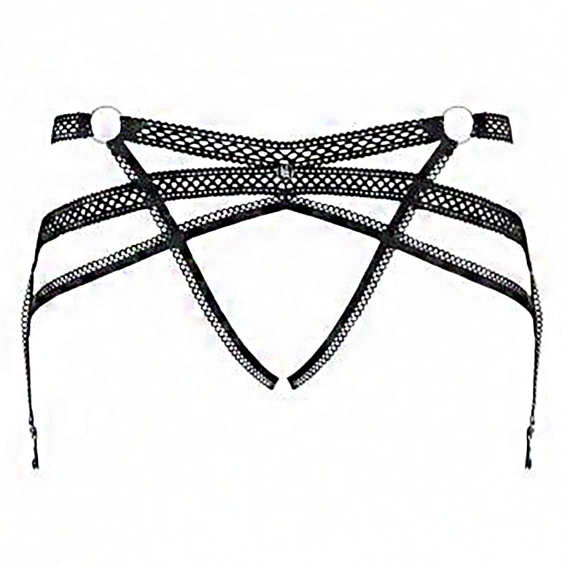 
                      
                        Obsessive Darkie 2 Strap Double Net Suspender Belt
                      
                    