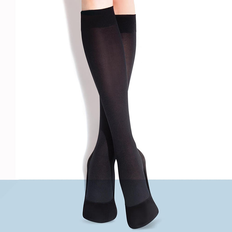 Fiore ULA 60 Denier Opaque Microfibre Knee High Socks