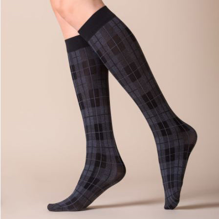 Gabriella Varia Tartan Knee High Socks