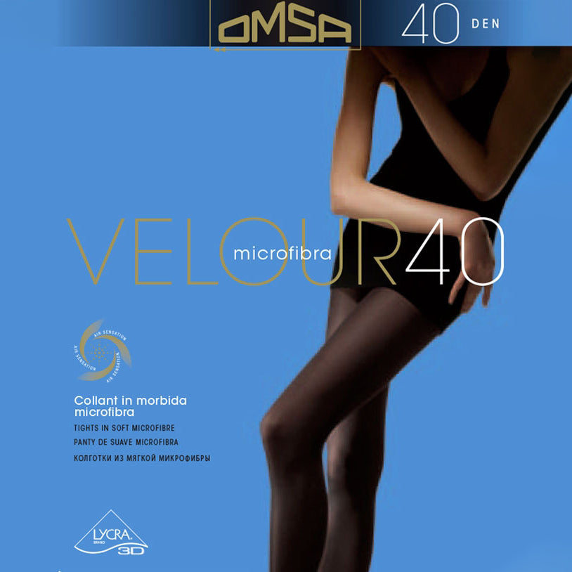 OMSA Velour 40 Denier Opaque Tights